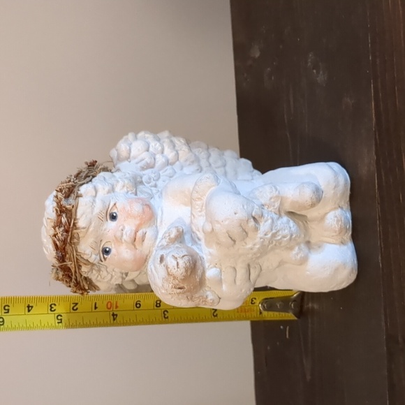 VINTAGE Kristin Haynes Dreamsicles Love My Lamb Cherub Angel Cast Art - Picture 7 of 7